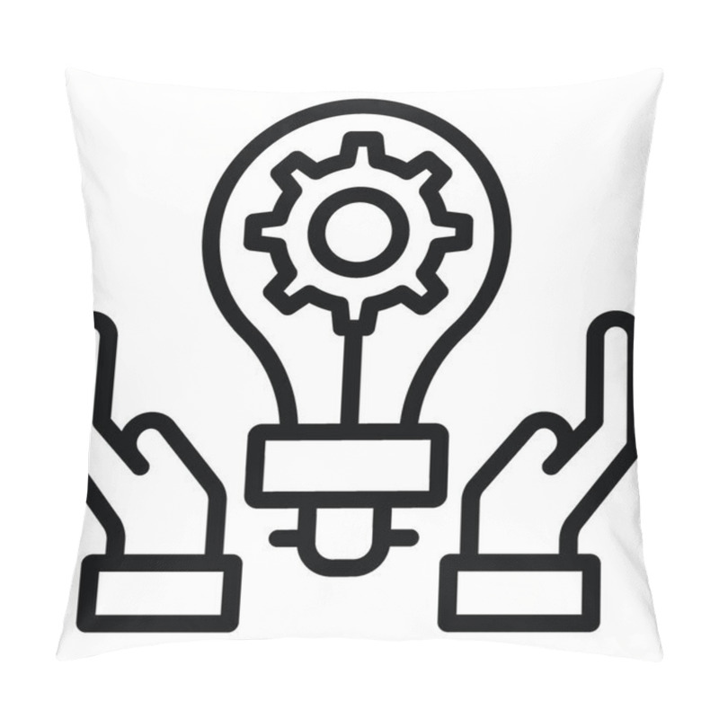 Personality  Project Development Vector Icon Pillow Covers