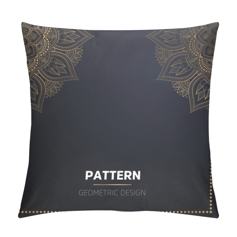 Personality  Luxury Ornamental Mandala Design Background Pillow Covers