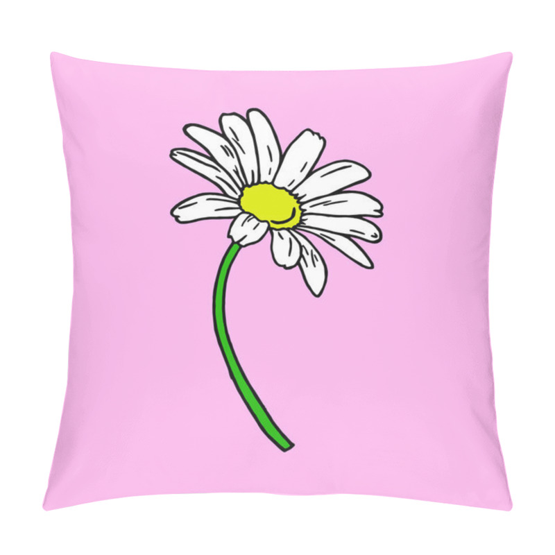 Personality  Daisy On A Pink Background. Daisy Logo. Daisy Icon. Daisy Art. Daisy Nature. Daisy Objects. Daisy Poster. Daisy Card. Daisy Color. Daisy Bouquet. Daisy Cartoon. Daisy Cute. Daisy Flowers. Daisy Vector Pillow Covers