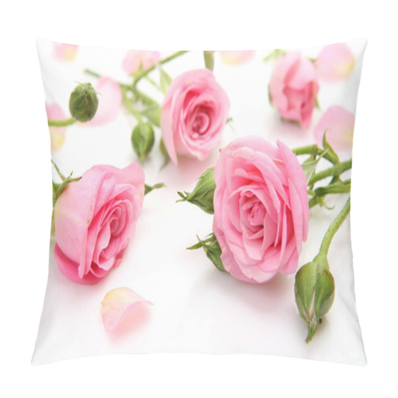 Personality  Beautiful Pink Roses Pillow Covers