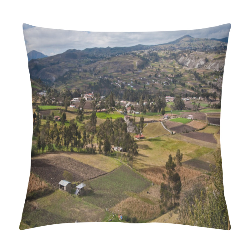 Personality  Beautiful Andean City Of Canar In Azogues Ecuador Pillow Covers