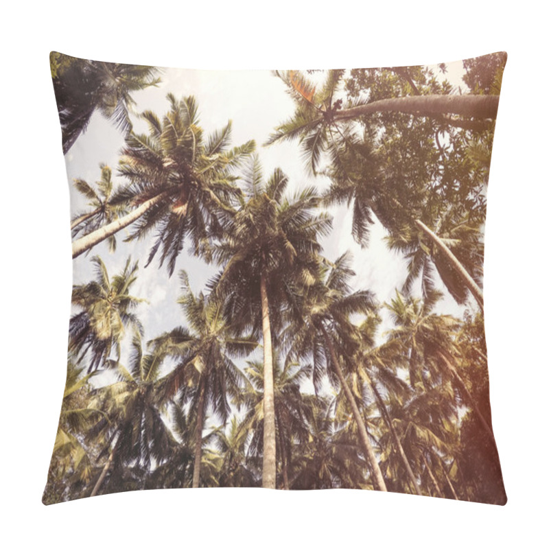 Personality  Palm  Trees And Sky. Pillow Covers