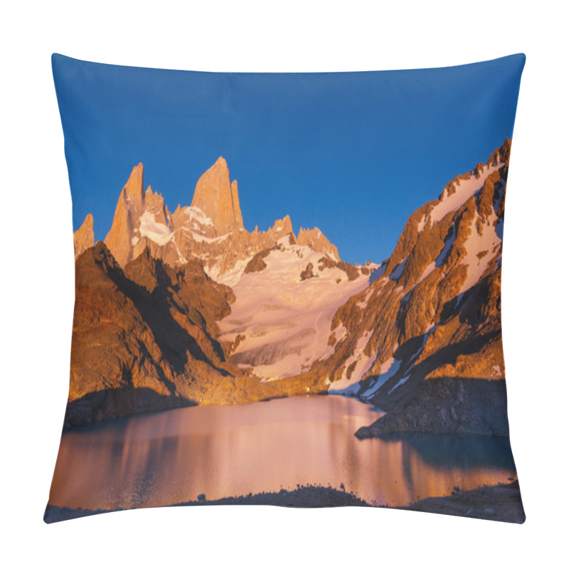 Personality  Mount Fitz Roy, Argentina Pillow Covers