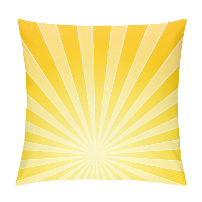 Personality  Yellow Bright Light Beams Pillow Covers