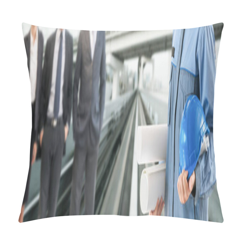 Personality  Engineering People Solution Service Concept. Pillow Covers