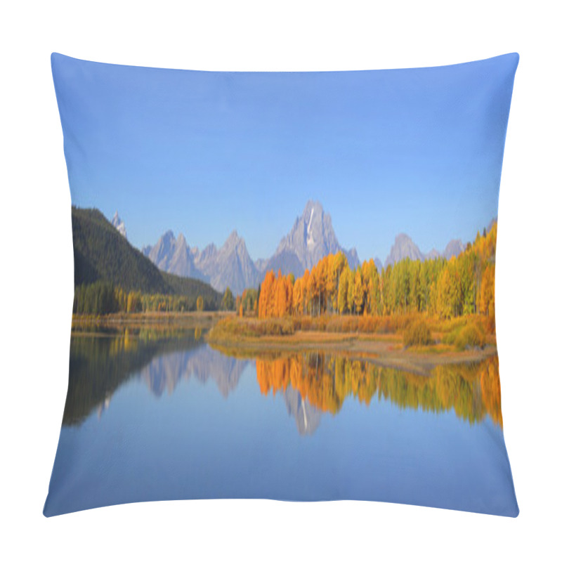 Personality  Grand Tetons Panorama Pillow Covers