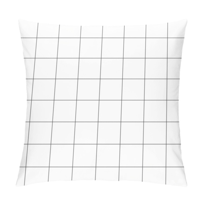 Personality  Repeatable Graph, Plotting, Drafting Paper, Grid, Mesh, Wireframe Lattice, Grille Pattern. Squares, Checkered Seamlessly Repeatable Simple Geometric Pattern, Background Pillow Covers