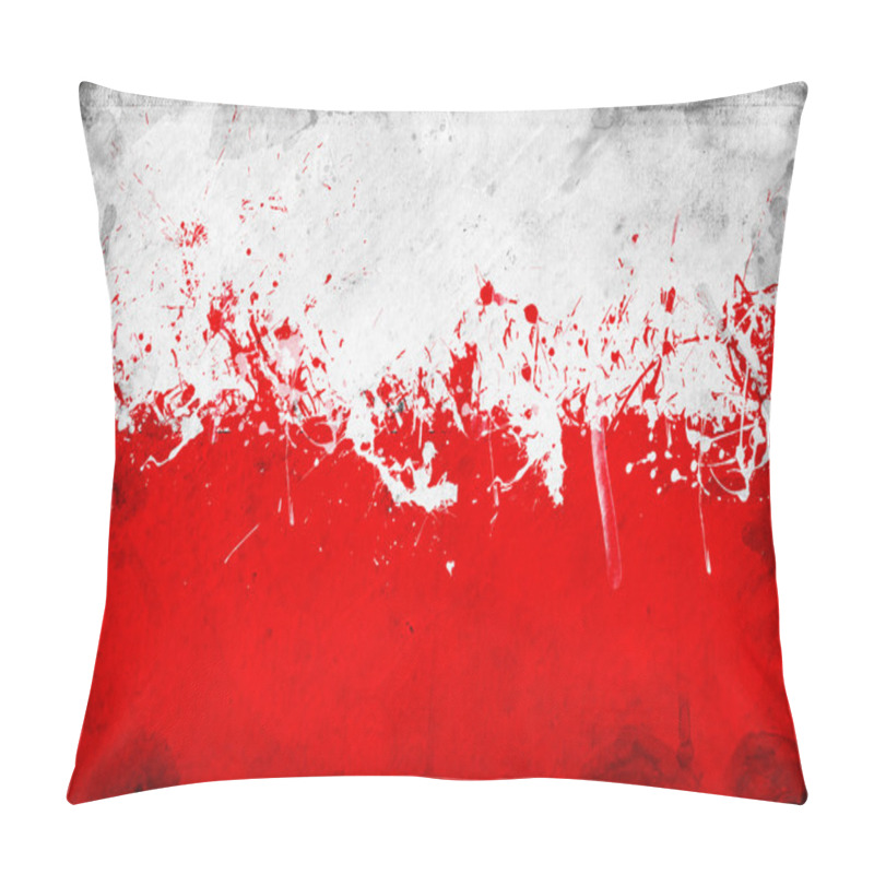 Personality  Poland Flag Pillow Covers