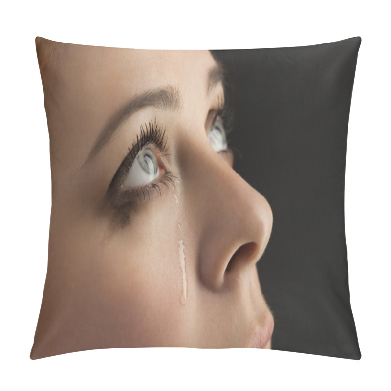 Personality  Beauty Girl Cry Pillow Covers