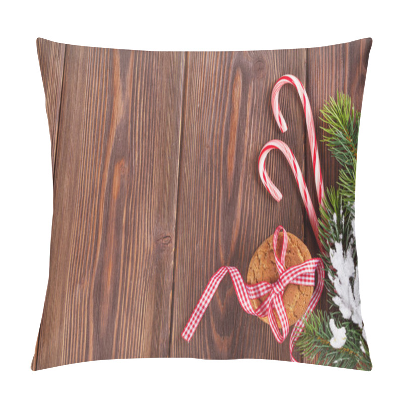 Personality  Christmas Gingerbread Cookies, Candy Canes Pillow Covers