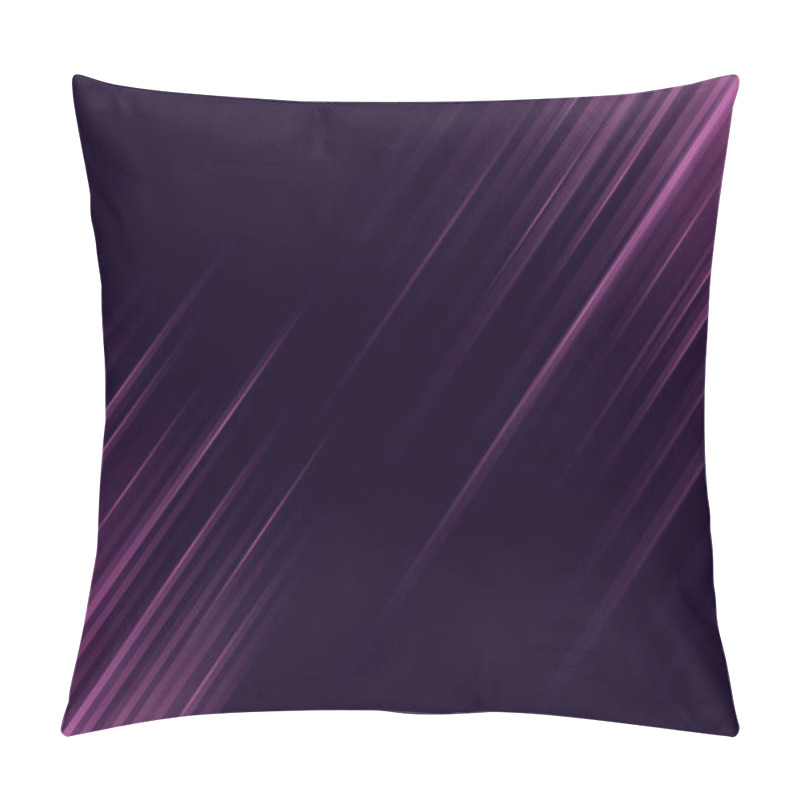 Personality  Abstract Purple Background With Diagonal Light Lines. Pillow Covers