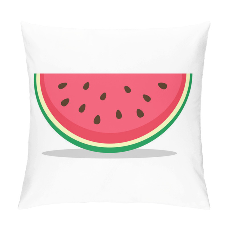 Personality  Watermelon Icon In Flat Style Pillow Covers