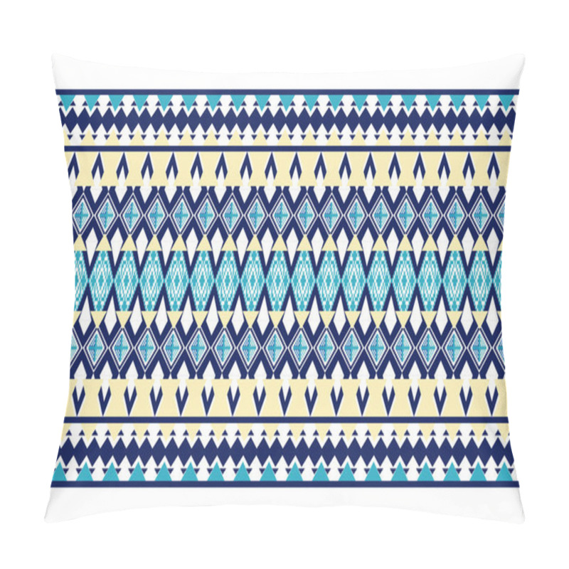 Personality  Ethnic Pattern Seamless, Geometric Design ,Aztec Embroidery Border Seamless Patterns.ethnic Design,  Pattern Art Wallpaper Background, Design For Fabric, Curtain, Carpet ,geometry Seamless Pattern Pillow Covers