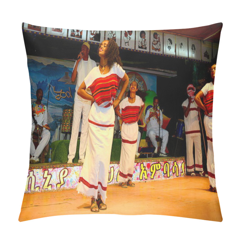 Personality  ETHIOPIA,REPRESENTATION OF ETHIOPIAN DANCES Pillow Covers