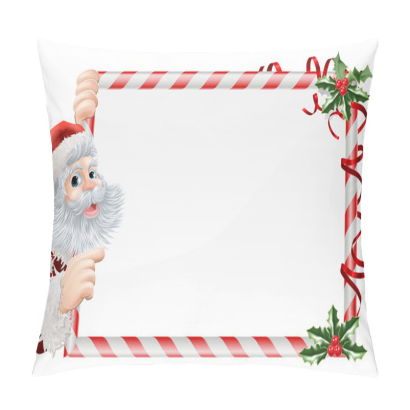 Personality  Christmas Santa Claus Sign Pillow Covers