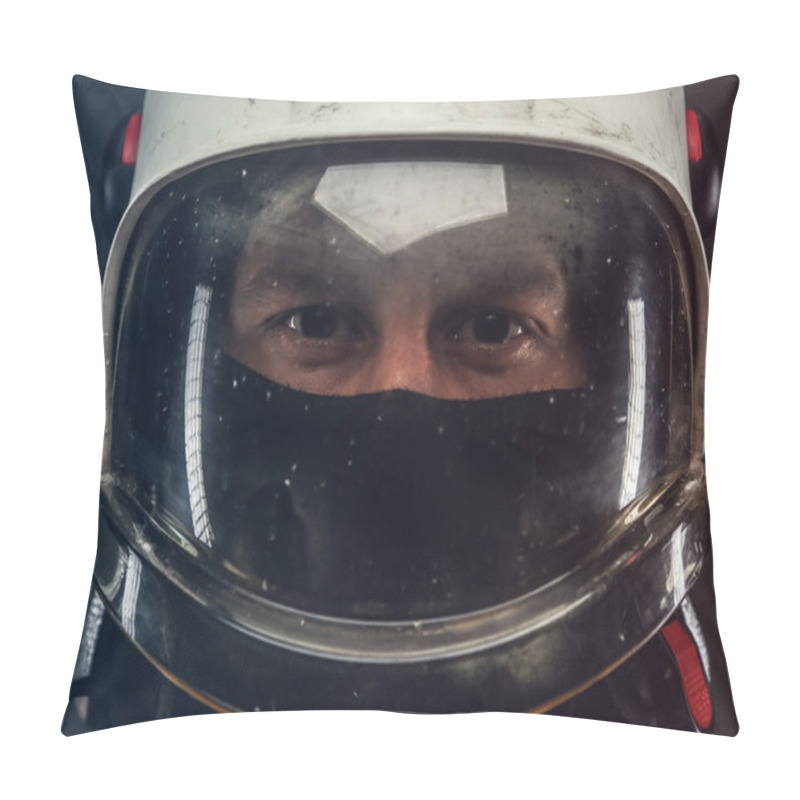 Personality  Male In Firefighter Helmet Pillow Covers