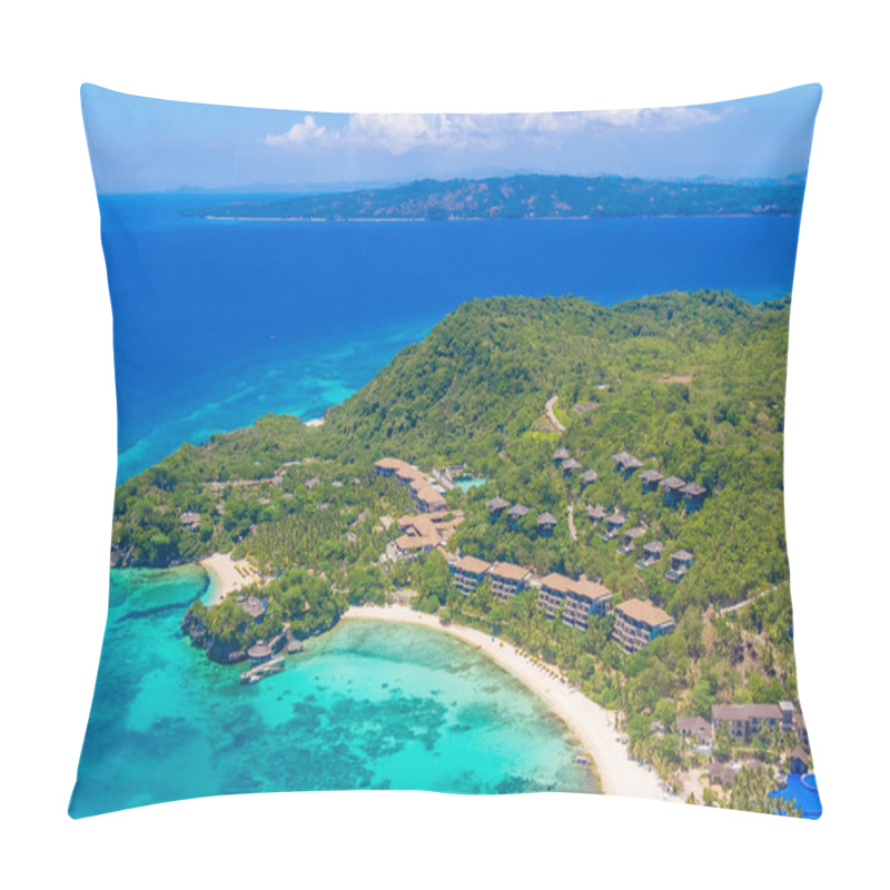 Personality  Aerial View Of Boracay Island, Philippines Pillow Covers