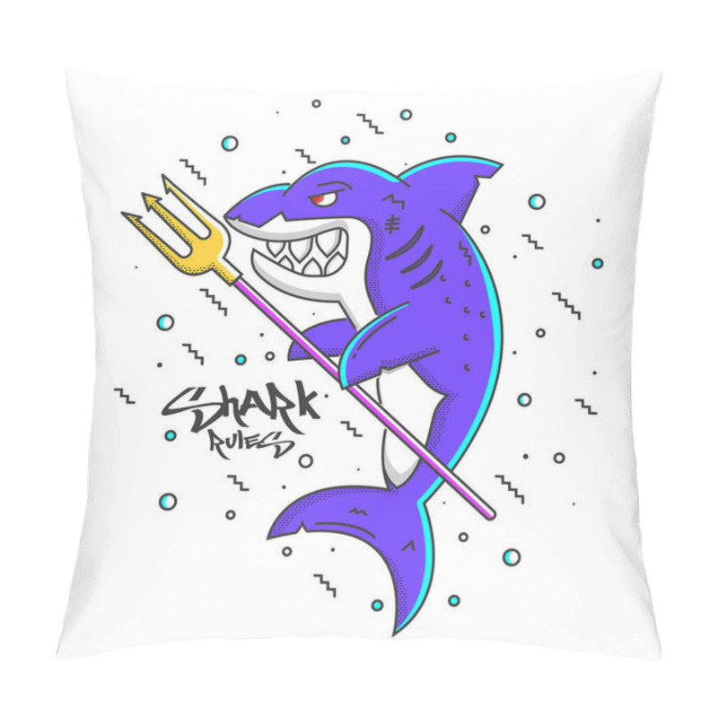 Personality  Shark Rules Pillow Covers