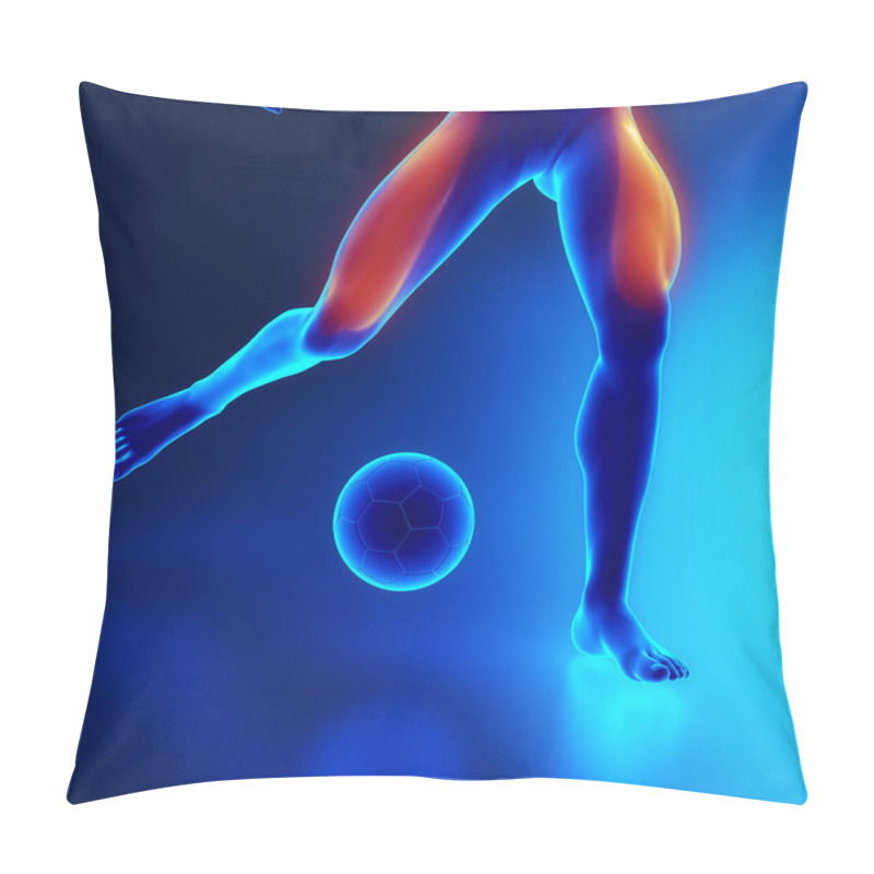 Personality  Sporstman Stressed Leg Muscle Quadriceps Pillow Covers