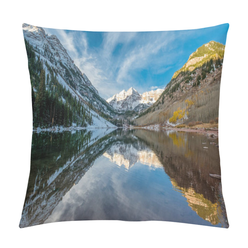 Personality  Maroon Bells And Maroon Lake Pillow Covers