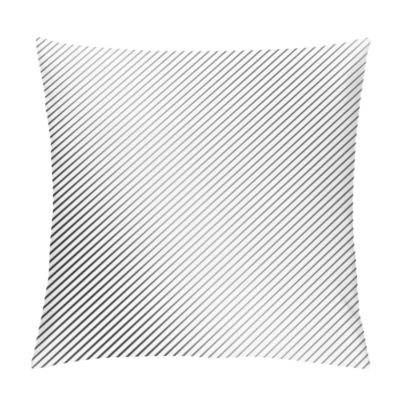 Personality  Diagonal, Oblique, Slanting Lines, Stripes Geometric Vector Pattern, Texture And Background  Pillow Covers