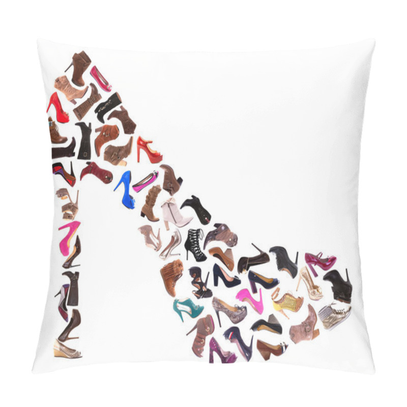 Personality  Ladies Shoes Collage Pillow Covers