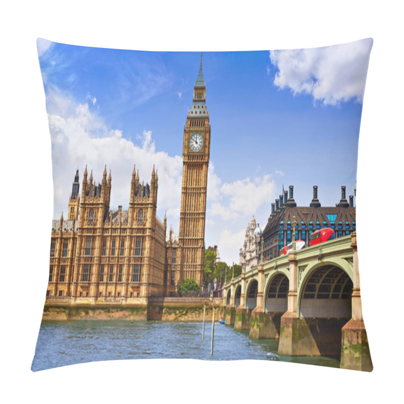 Personality  Big Ben London Clock Tower In UK Thames Pillow Covers