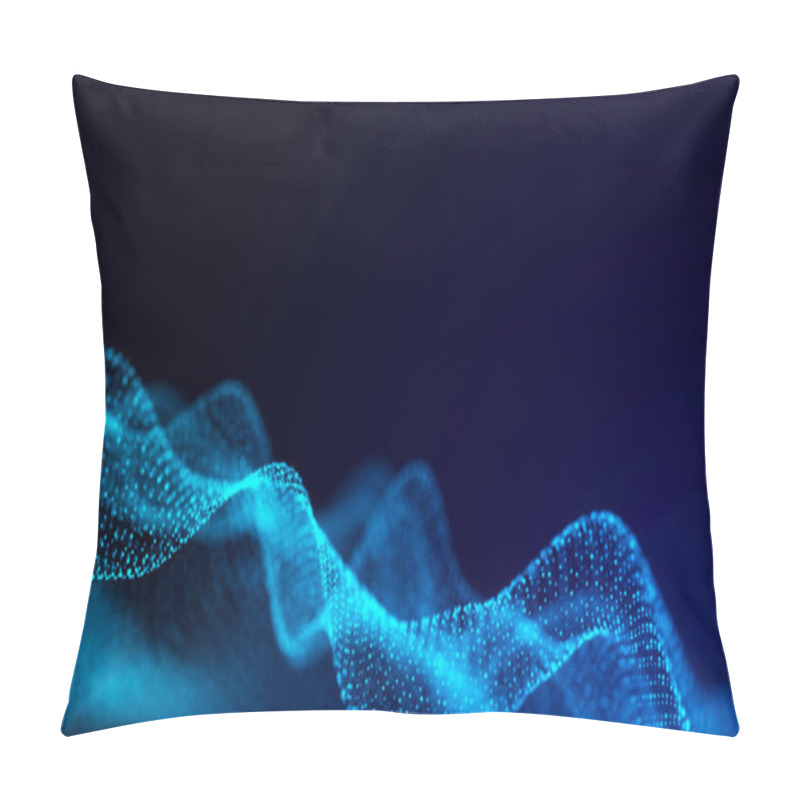 Personality  Data Reset. Computer Virus. Technology Background 3D Rendering Pillow Covers