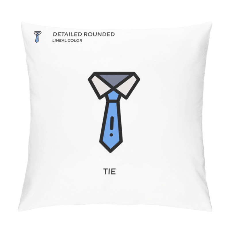 Personality  Tie Vector Icon. Modern Vector Illustration Concepts. Easy To Edit And Customize. Pillow Covers