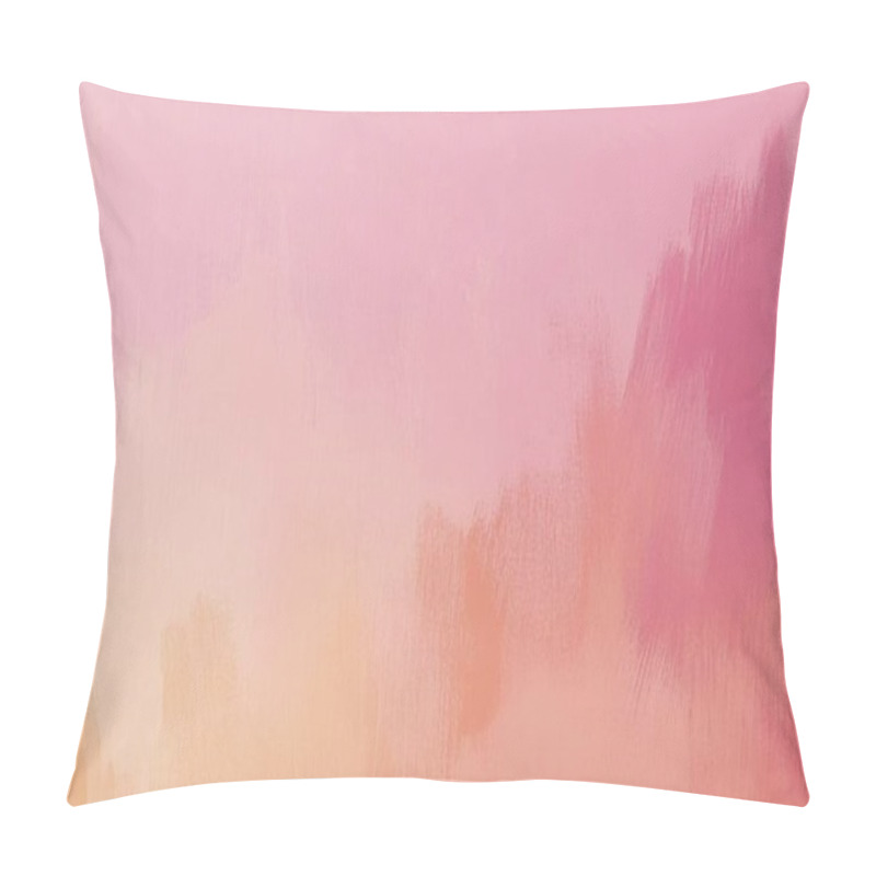 Personality  Soft Pink And Peach Gradient Minimalist Background Pillow Covers