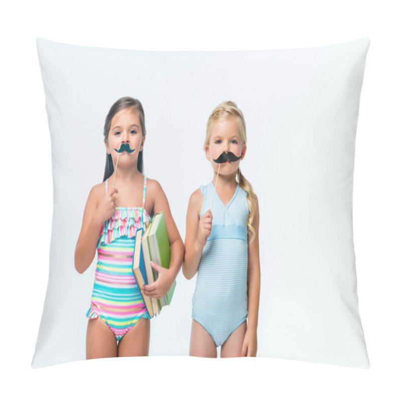 Personality  Kids With Books And Party Sticks Pillow Covers