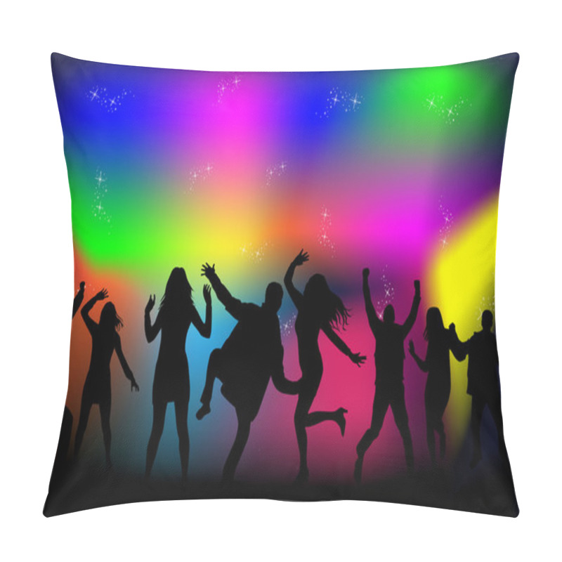 Personality  Dancing Silhouettes Pillow Covers