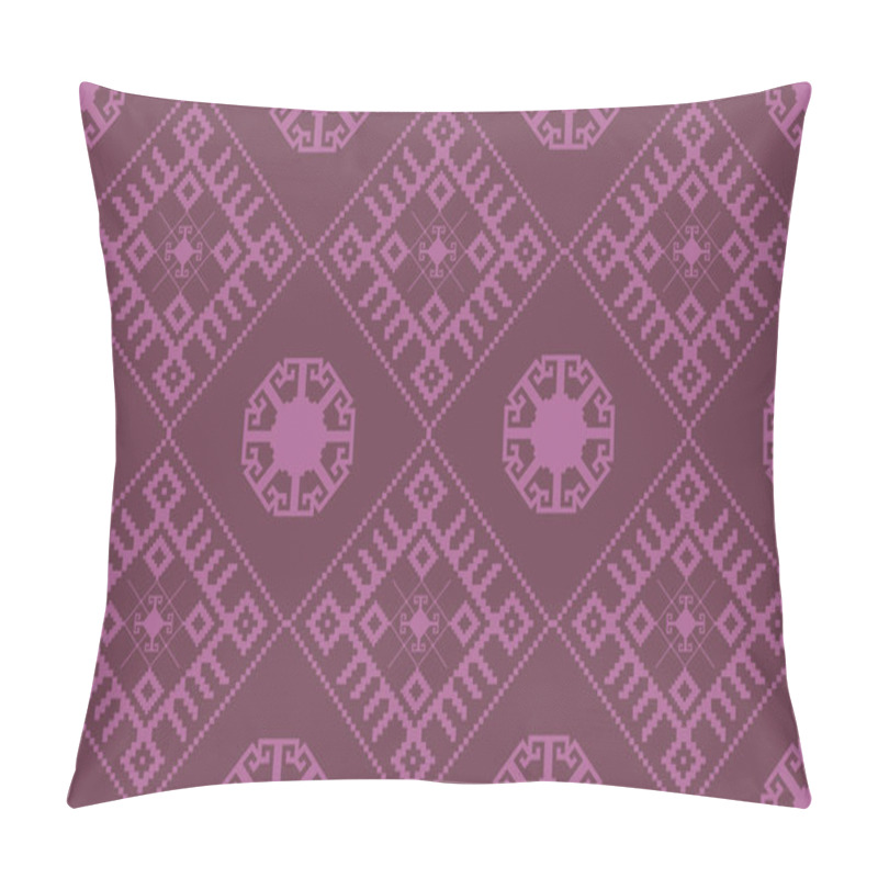 Personality  Seamless Vector Pixel Pattern For Fabric Or Printing. Pillow Covers