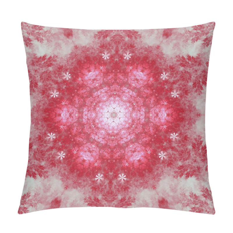 Personality  Fractal Mandala Made Of Tree Branches, Digital Artwork For Creative Graphic Design Pillow Covers