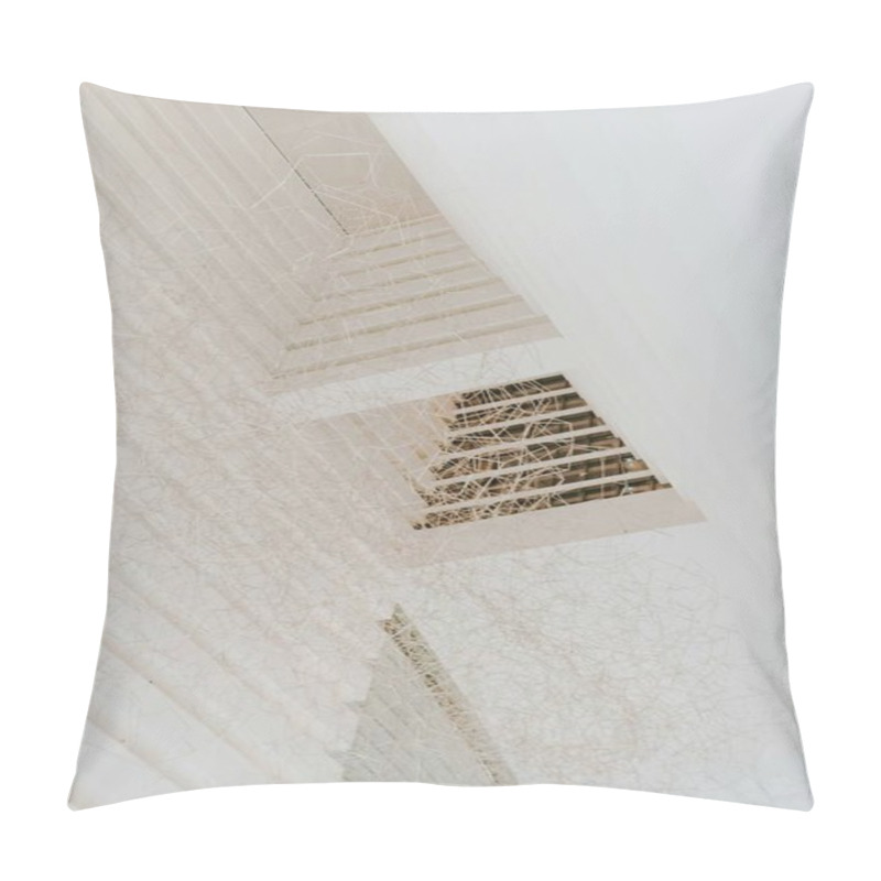 Personality  Abstract Architectural Details With Intricate Line Patterns In A Modern Setting. Pillow Covers