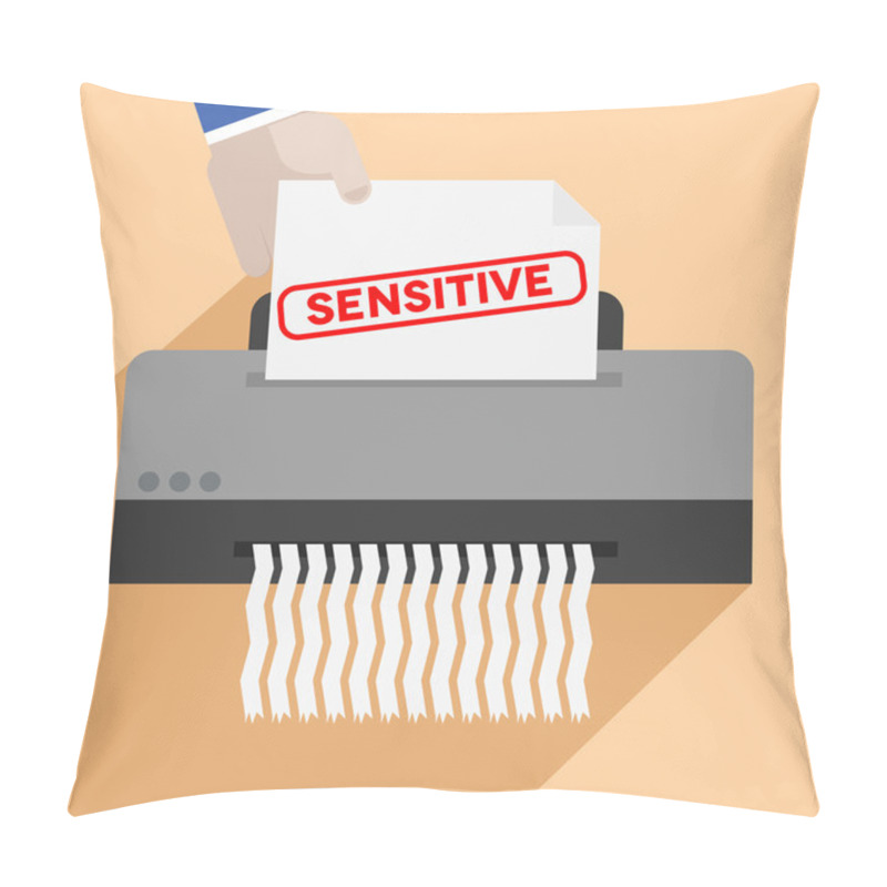 Personality  Shredding Sensitive Letter Pillow Covers