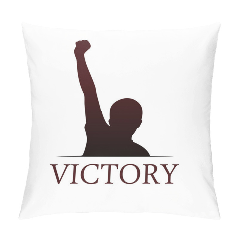 Personality  Victory Logo Template Pillow Covers