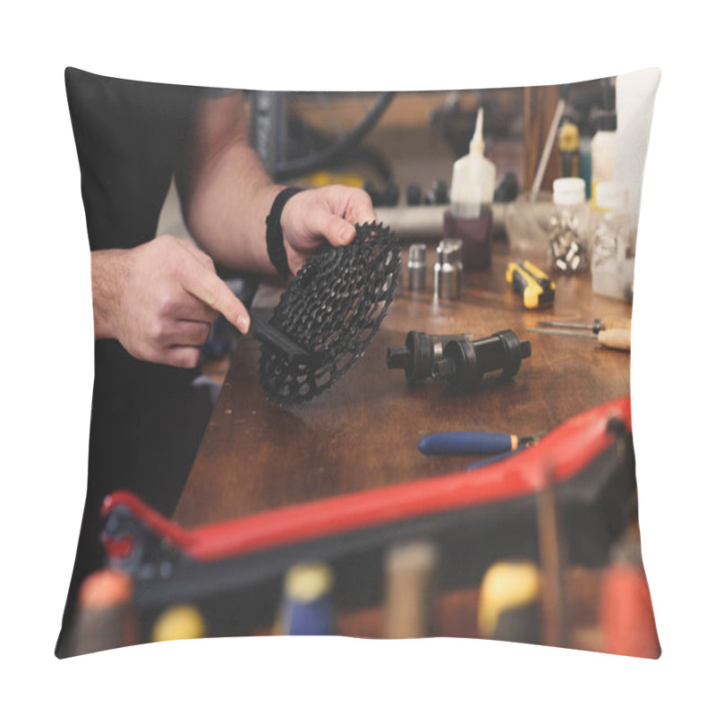 Personality  Bicycle Chain Pillow Covers