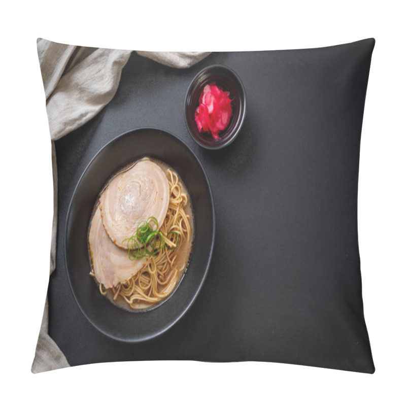 Personality  Tonkotsu Ramen Noodles With Chaashu Pork - Japanese Style Pillow Covers