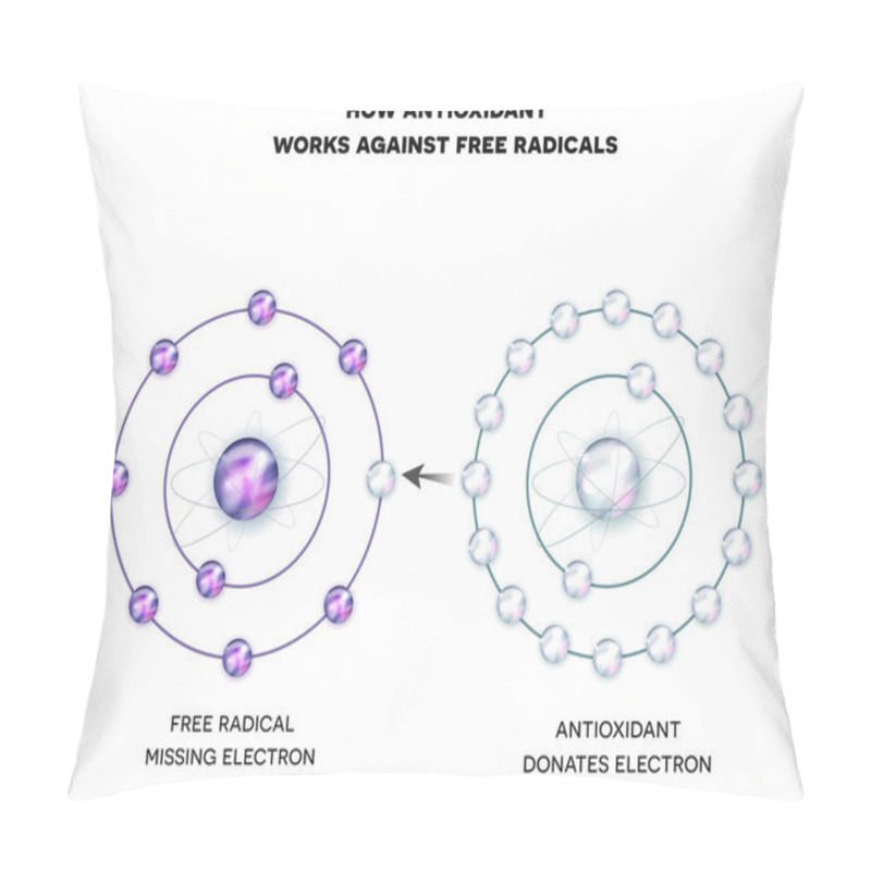 Personality  How Antioxidant Works Against Free Radicals Pillow Covers