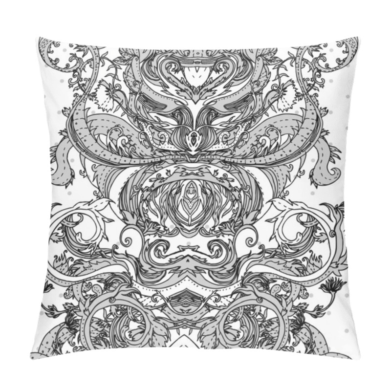 Personality  Floral Paisley Ornate Seamless Pattern Pillow Covers