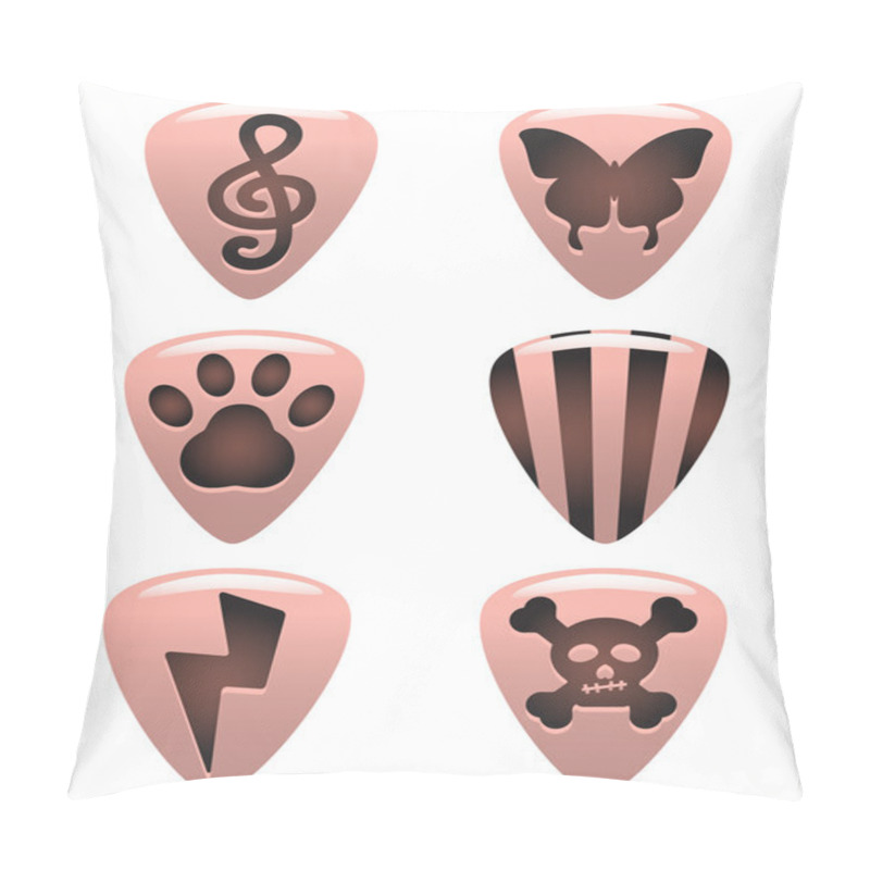 Personality  Guitar Picks Pillow Covers