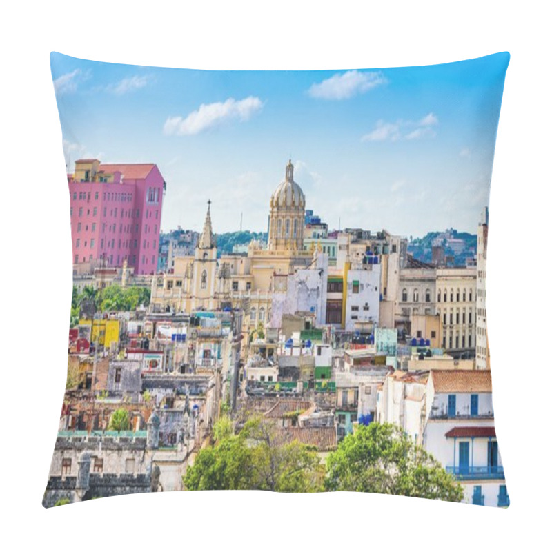 Personality  Havana, Cuba Downtown Skyline. Pillow Covers