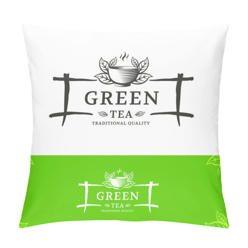 Personality  Tea Logo Pillow Covers