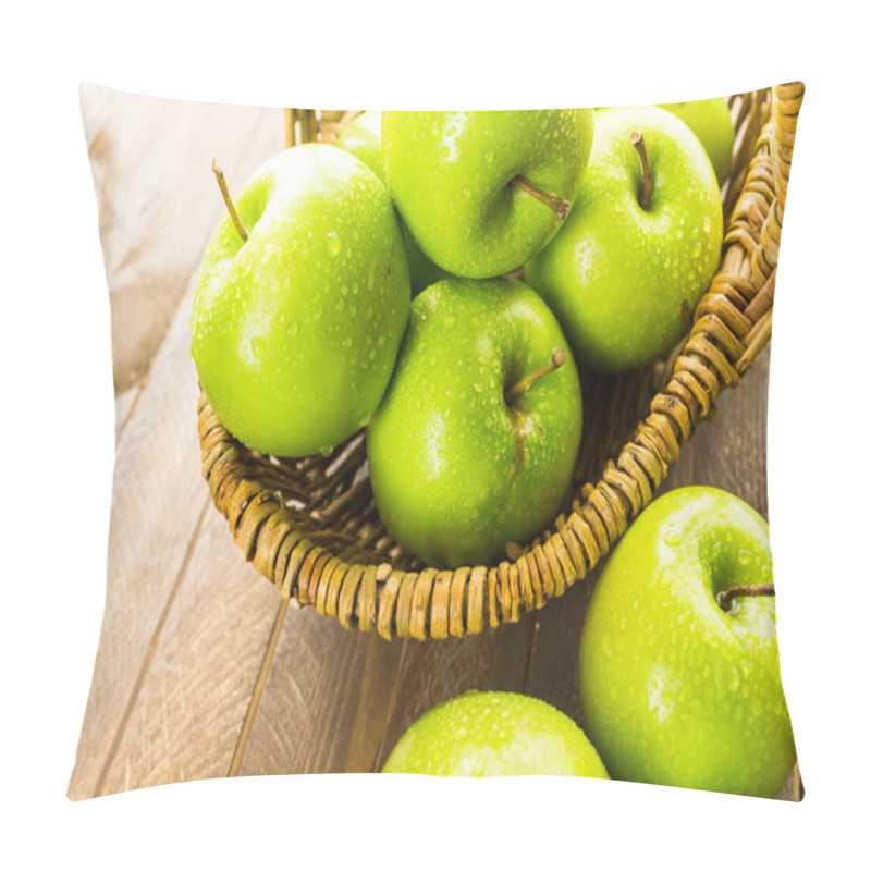 Personality  Organic Granny Smith Apples Pillow Covers