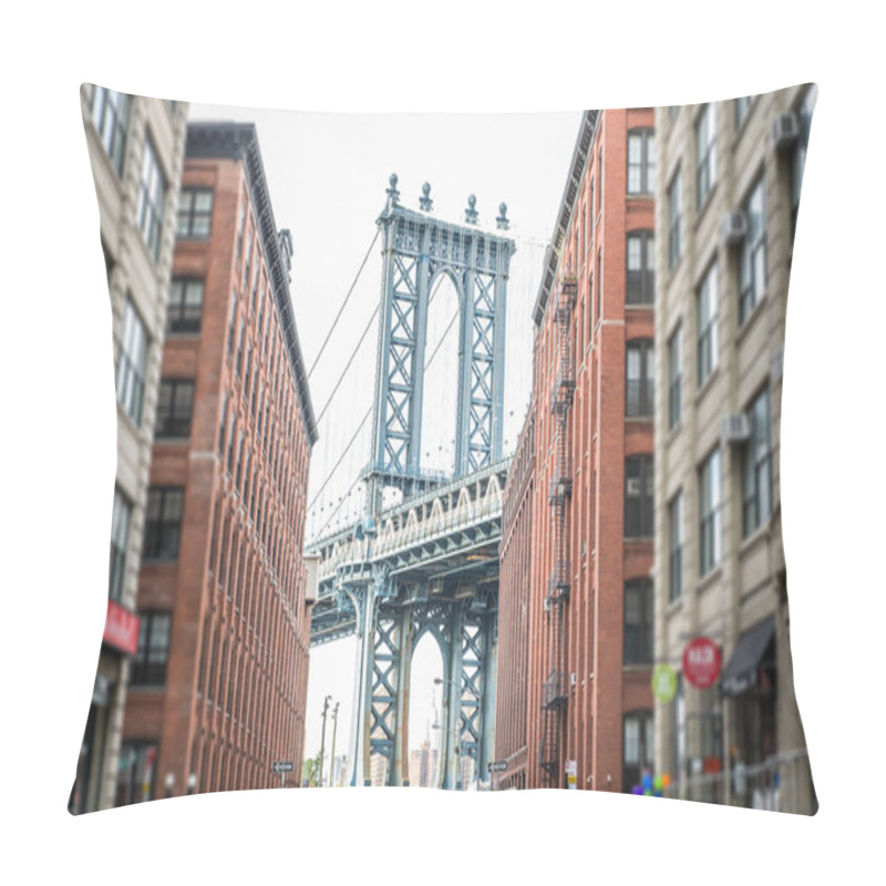 Personality  Manhattan Bridge View Pillow Covers