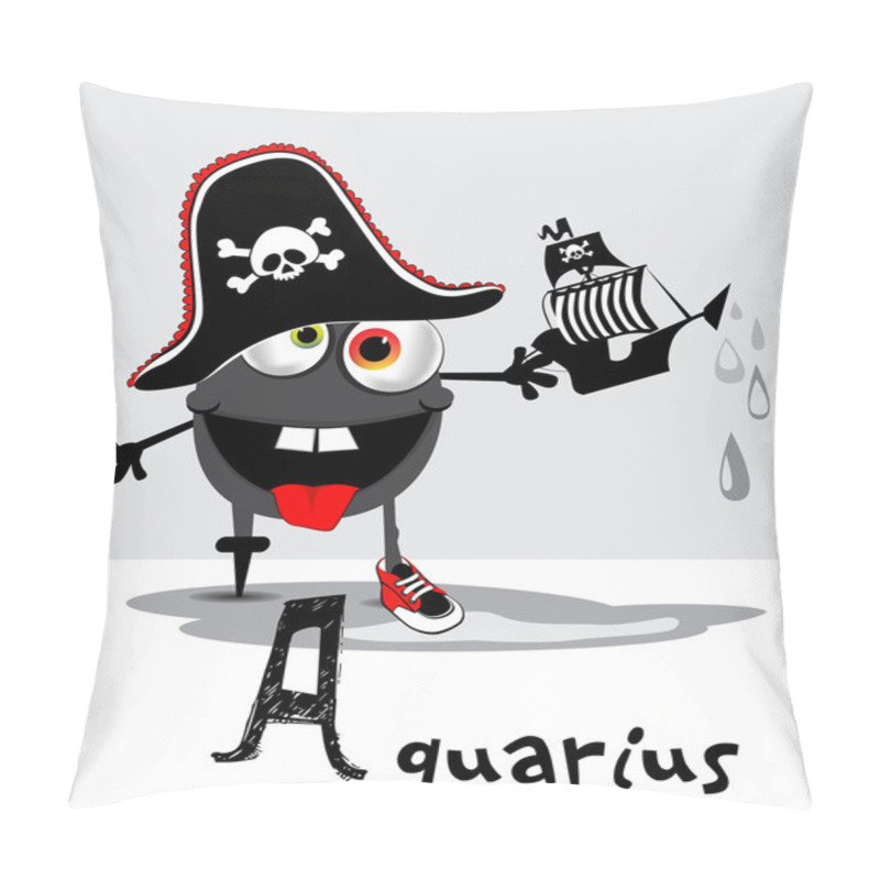 Personality  Aquarius Zodiac Pillow Covers