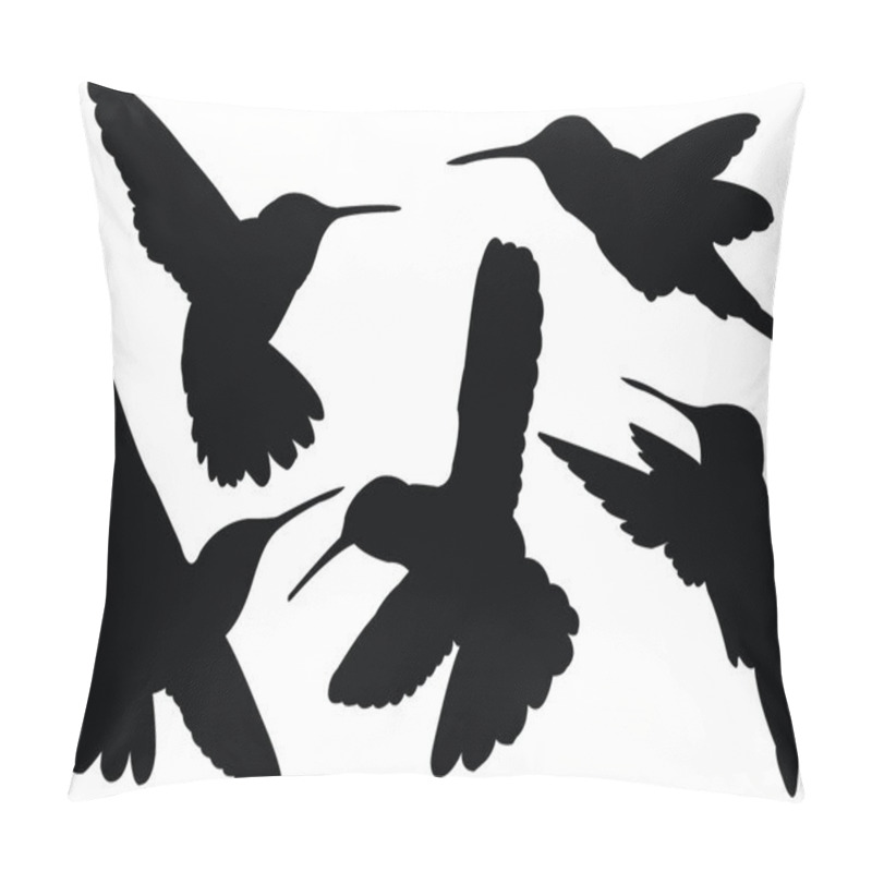 Personality  Humming Bird Collection Silhouette Pillow Covers