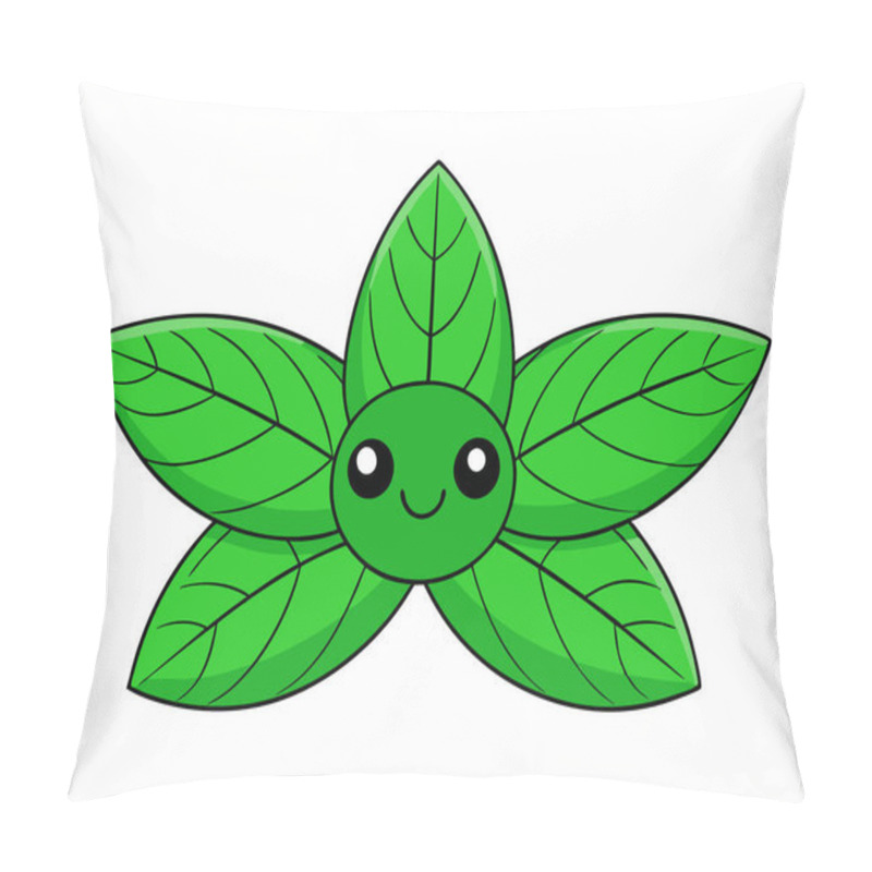 Personality  Vibrant Green Leaves Background Vector Art For Nature Projects Pillow Covers