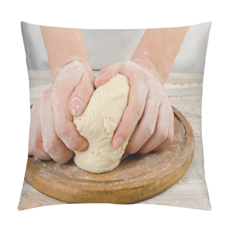 Personality  Hands Preparing Dough Pillow Covers